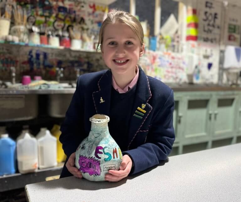 Esme Wins First Prize at ISA National Art Finals