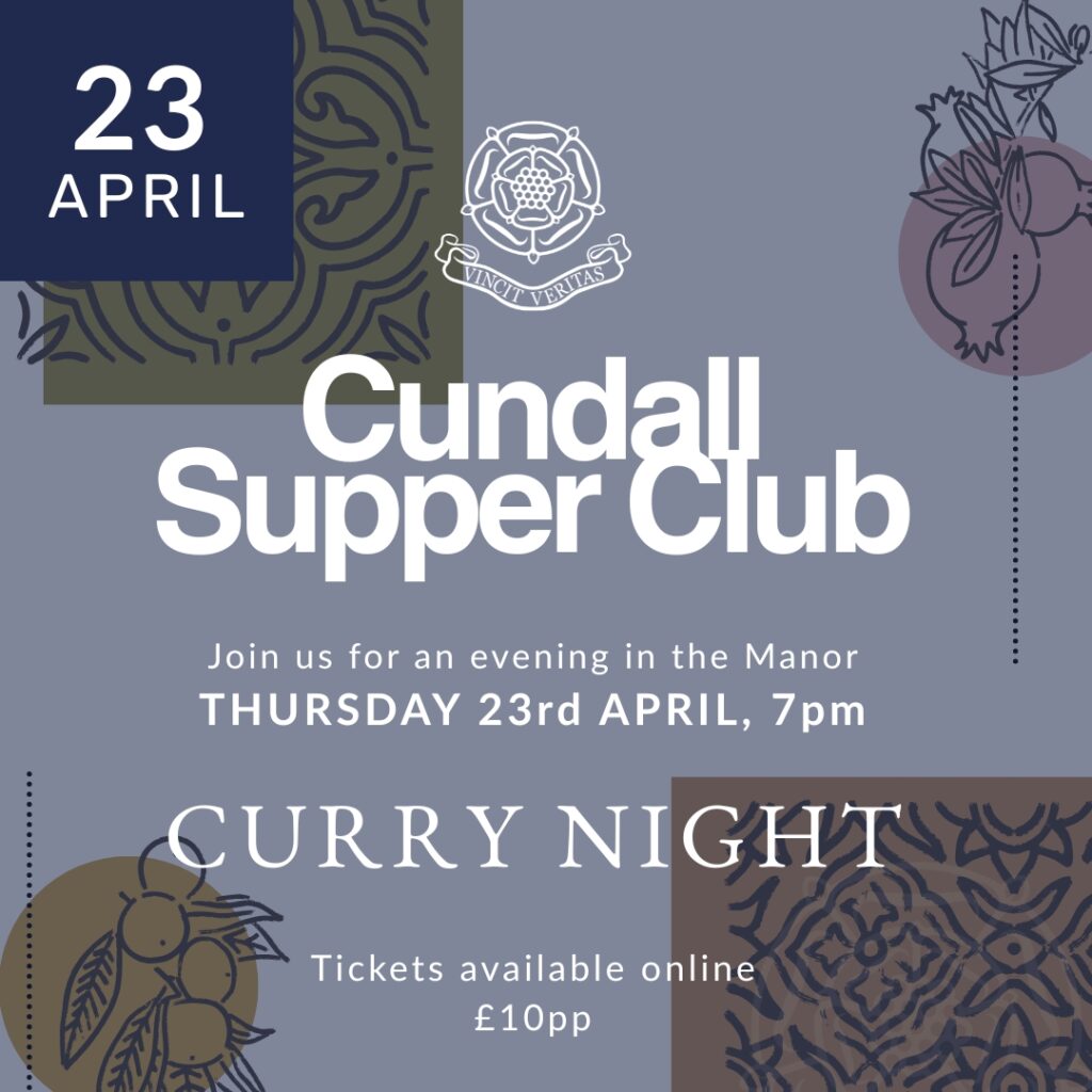 Cundall Supper Club – Curry Night