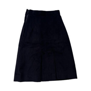 Girls Navy Corduroy Skirt