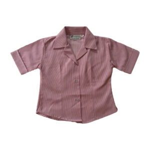 Girls Short Sleeved Pink Blouse