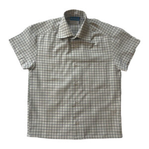 Boys Short Sleeved Tattersall Shirt